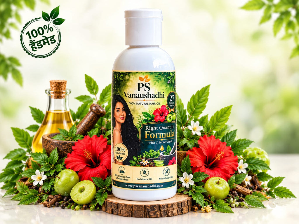 PS Vanaushadhi 100% Natural Hair Oil