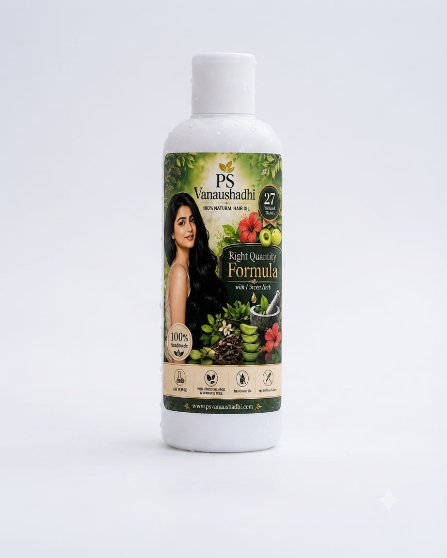 PS Vanaushadhi 100% Natural Hair Oil