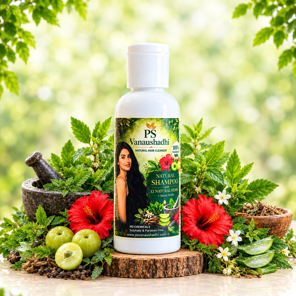 PS Vanaushadhi 100% Natural Shampoo