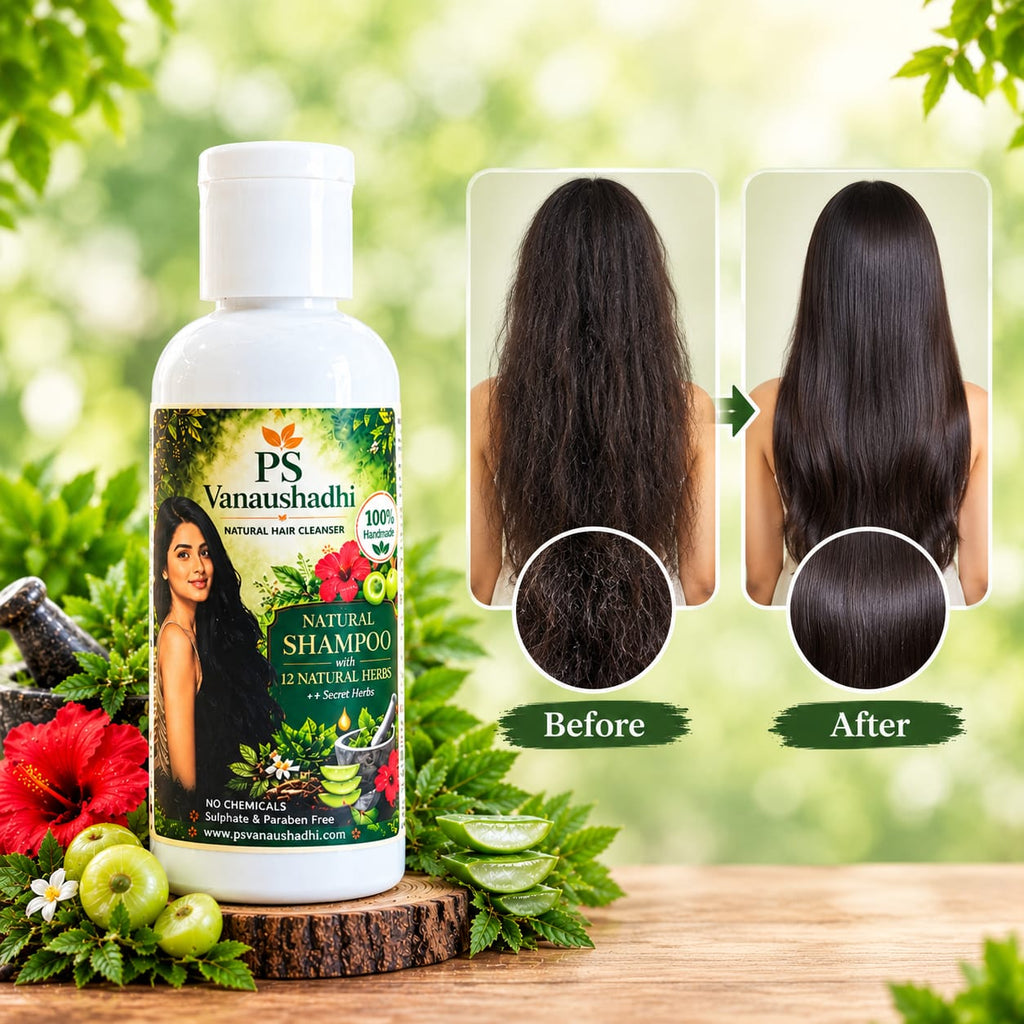 PS Vanaushadhi 100% Natural Shampoo